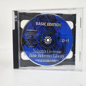 Nelsons Electronic Bible Reference Library CD-ROM (1997) 2-Disc Windows 95